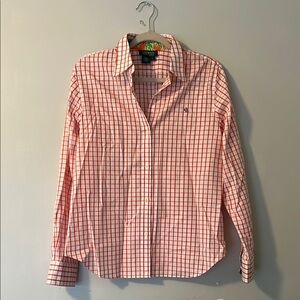 Men's Red Checkered Shirt